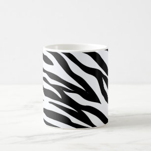 Zebra zwart-wit patroon   koffiemok