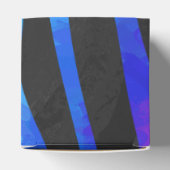 Zebra, zwarte en regenboogafdrukken bedankdoosjes (Bovenkant)