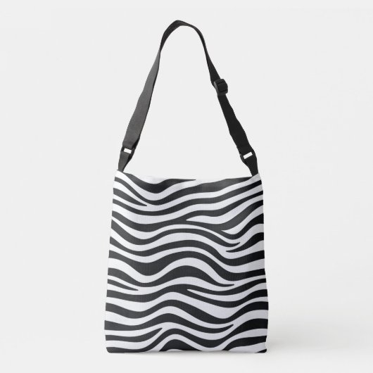 Zebraafdruk Crossbody Tas (Achterkant)