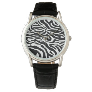 Zebraafdruk Horloge