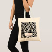 Zebraafdruk Tote Bag (Voorkant (product))