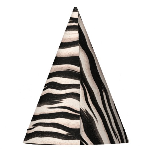 Zebralijnen naadloze textuur + uw ideeën feesthoedjes (Achterkant)