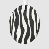 Zebralijnen - Zwart-wit Ornament (voorkant)