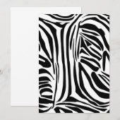 Zebrapatroon Aankondiging (Voorkant / Achterkant)