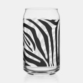 Zebrapatroon Blikvorm Glas (Voorkant)