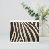 Zebrapatroon Briefkaart (Staand voorkant)