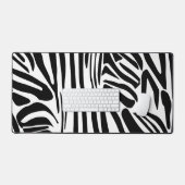 Zebrapatroon Bureaumat (Keyboard & Muis)