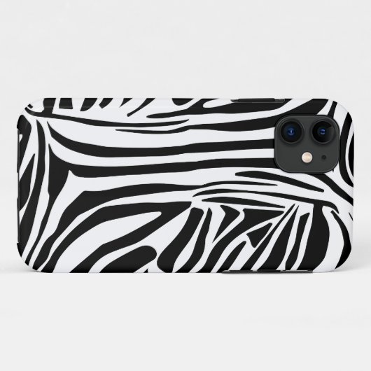 Zebrapatroon Case-Mate iPhone Case (Achterkant (horizontaal))