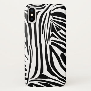 Zebrapatroon iPhone X Hoesje