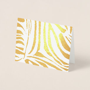 Zebrapatroon Folie Kaarten