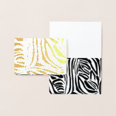 Zebrapatroon Folie Kaarten (Display)