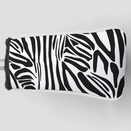 Zebrapatroon Golfheadcover (Voorkant)