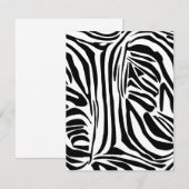 Zebrapatroon Informatiekaartje (Voorkant / Achterkant)