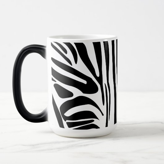 Zebrapatroon Magische Mok (Links)
