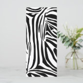 Zebrapatroon Menu (Staand voorkant)