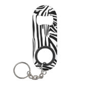 Zebrapatroon Mini Flessenopener (Voorkant)