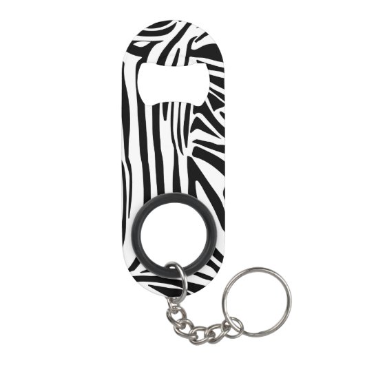 Zebrapatroon Mini Flessenopener (Achterkant)