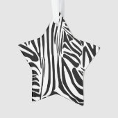 Zebrapatroon Ornament (voorkant)