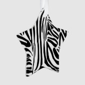 Zebrapatroon Ornament (voorkant)