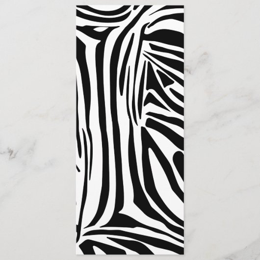 Zebrapatroon Programma (Voorkant)