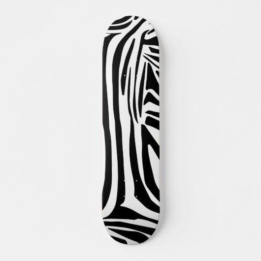 Zebrapatroon Skateboard (Voorkant)