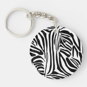 Zebrapatroon Sleutelhanger