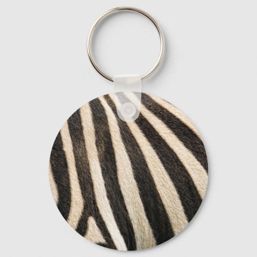 Zebrapatroon Sleutelhanger (Voorkant)