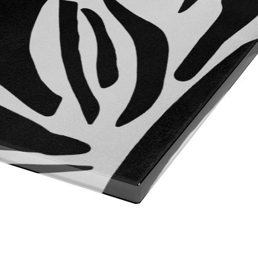 Zebrapatroon Snijplank (Hoek)