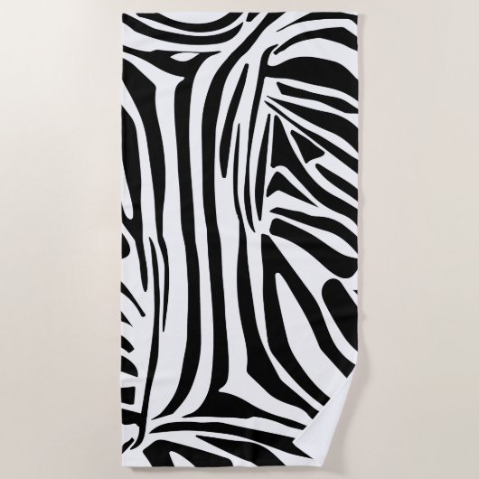 Zebrapatroon Strandlaken (Voorkant)