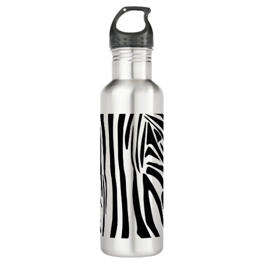 Zebrapatroon Waterfles (Voorkant)