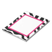 Zebrapattern Notitieblok (Gedraaid)