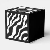 Zebraprint Favor Dozen Bedankdoosjes (Achterkant)