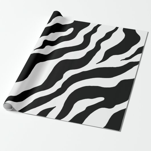 Zebraprint Inpakpapier (Uitgerold)
