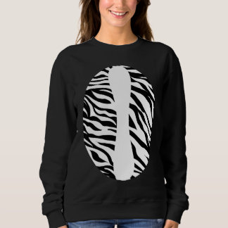 Zebraprint Jungle Thema Feest Dierenpark Dier Hall Trui