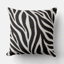 Zebraprint kussensloop | Zwart en wit dier