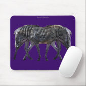 Zebras African Horse Wildlife Art Mousepad Muismat (Met muis)