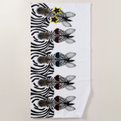 Zebras Beach Towel Strandlaken (Voorkant)