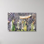 ZEBRAS CANVAS AFDRUK (Voorkant)