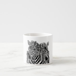 Zebras Couple Espresso Cup - Hug Espresso Kop