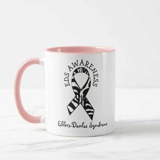 Zebras EDS Syndrome Ehlers-Danlos Café Mug (Gauche)