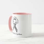 Zebras EDS Syndrome Ehlers-Danlos Café Mug (Devant gauche)