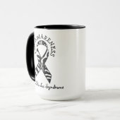 Zebras EDS Syndrome Ehlers-Danlos Café Mug (Devant gauche)