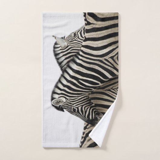 Zebras face à face (Serviette à main)