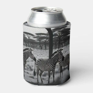 Zebras in Afrika Olieverf, Koelbox Blikjeskoeler