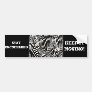 Zebras love_ bumpersticker