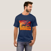 Zebra's op de Run T-Shirt (Voorkant volledig)