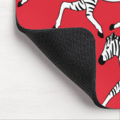 Zebras, rode Muismat (Hoek)
