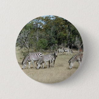 Zebras Ronde Button 5,7 Cm
