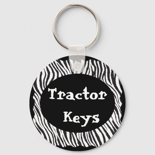 ZEBRAS STRIPE - SLEUTELHANGER (Voorkant)