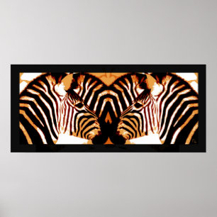 Zebras uit liefde poster
